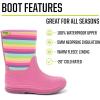 image:imageWestern Chief Kids Freestyle Neoprene Outdoor Boot Lightweight Kid Friendly for Boys and Girls Waterproof Boot for Rain Mud Cold Weather SnowPink