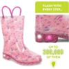 image:imageWestern Chief Kids Waterproof Light Up Rain Boots With Handles for Easy On and Off for Boys and GirlsSparkle Unicorn